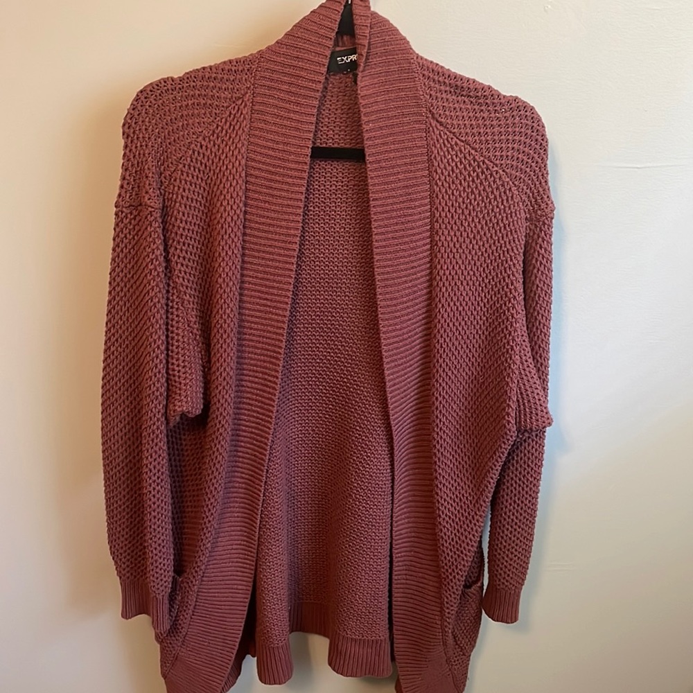 Express XS Oversized Cardigan